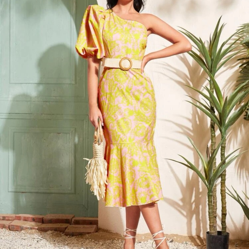 SICILY ONE SHOULDER DRESS